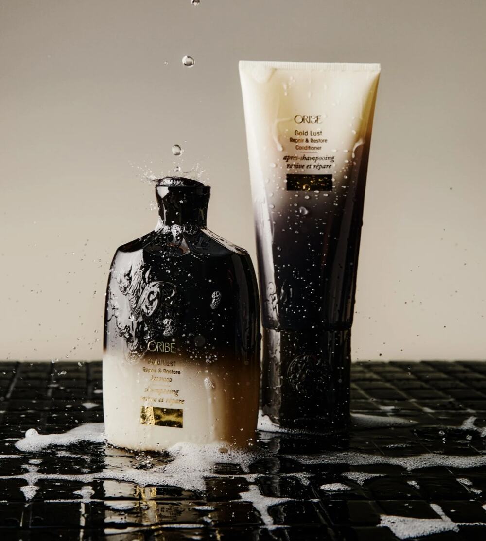 Oribe Gold Lust Repair Restore Shampoo 8.5oz Conditioner 6.8oz Duo NEW